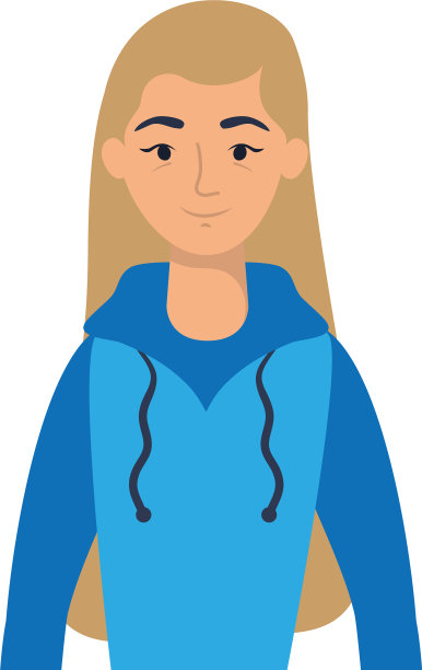 孤立的化身女性设计图片下载