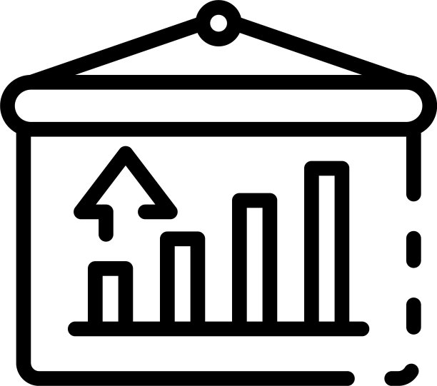 旗帜图表图标轮廓样式图片下载