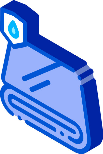 亲水材料织物毛巾等距图标图片下载