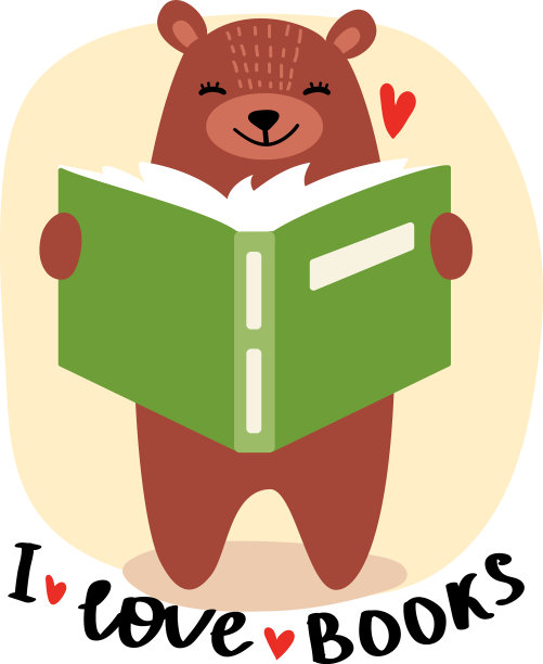 手画了一只可爱有趣的小熊图片下载