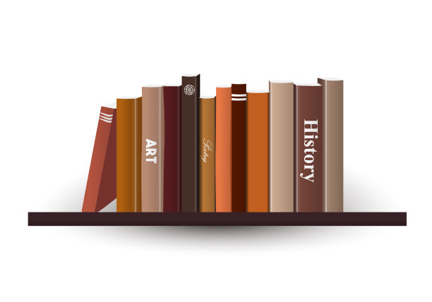 室内书架书店图片下载