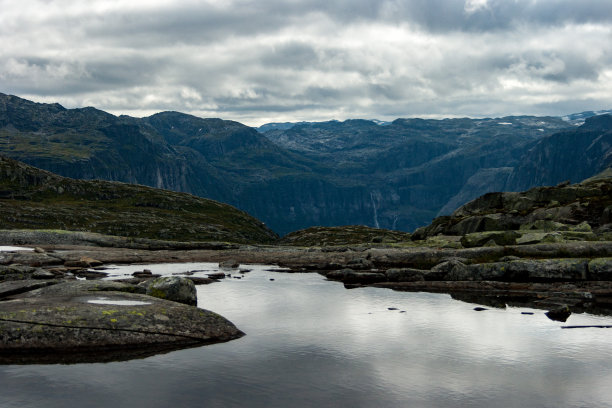 Troltunga徒步路径图片下载