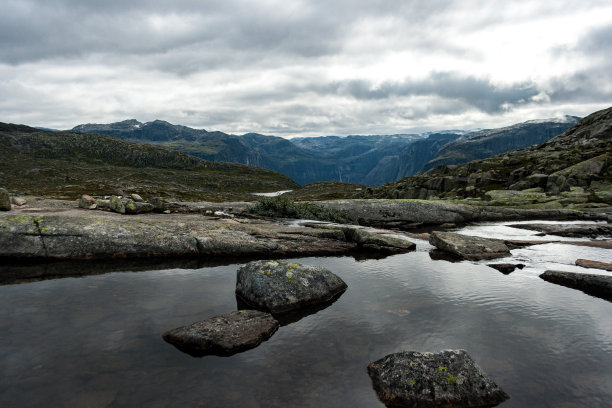 Troltunga徒步路径图片下载
