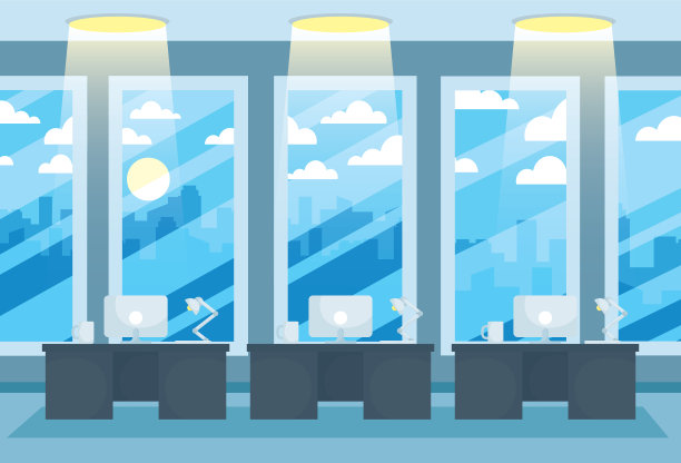 课桌前面有大窗户设计图片下载