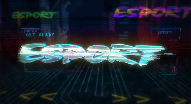 赛博朋克风格介绍与电子竞技游戏的主题图片下载