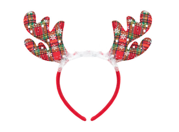 圣诞圈与喇叭孤立在白色背景图片下载