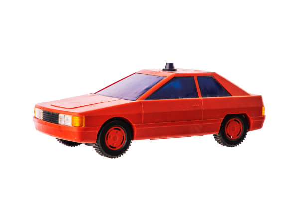 古董运动玩具车孤立的白色背景图片下载