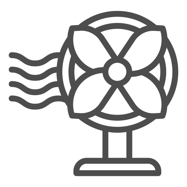 电风扇线路图标家用电器图片下载