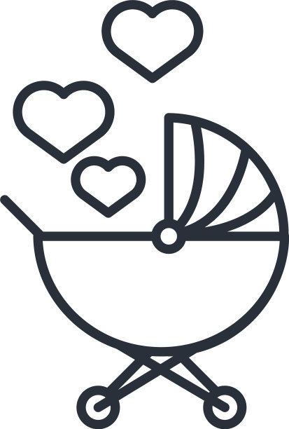 带着爱心的Bapram家庭日图标图片下载