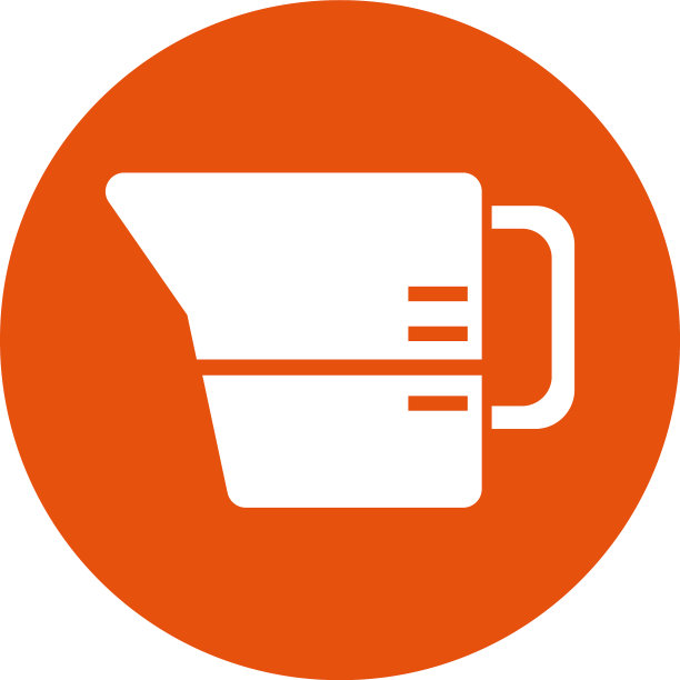 咖啡在茶壶饮料块风格图标图片下载