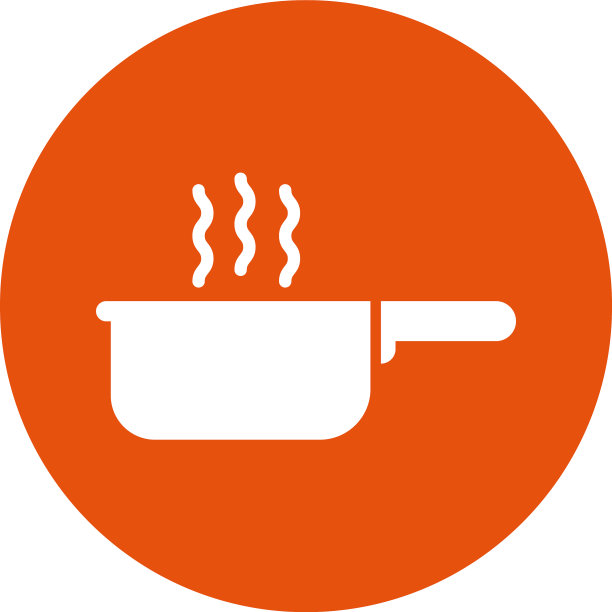 厨房锅块风格图标图片下载