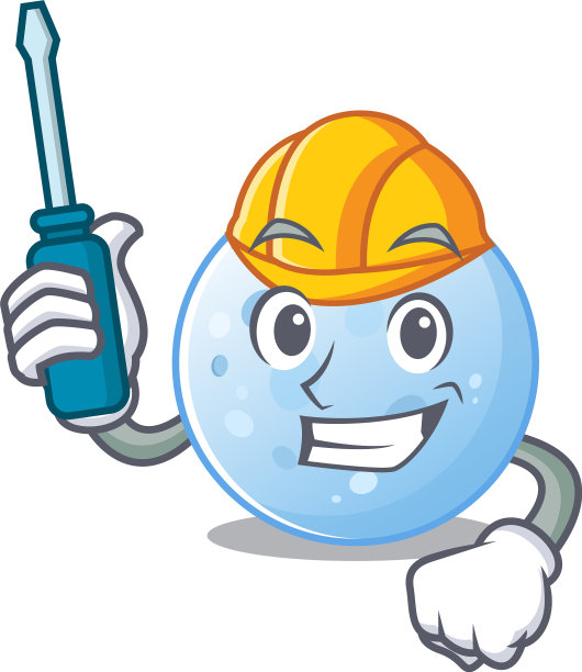 卡通蓝月亮是一名汽车司机图片下载