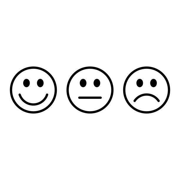 微笑脸表情符号向量图片下载