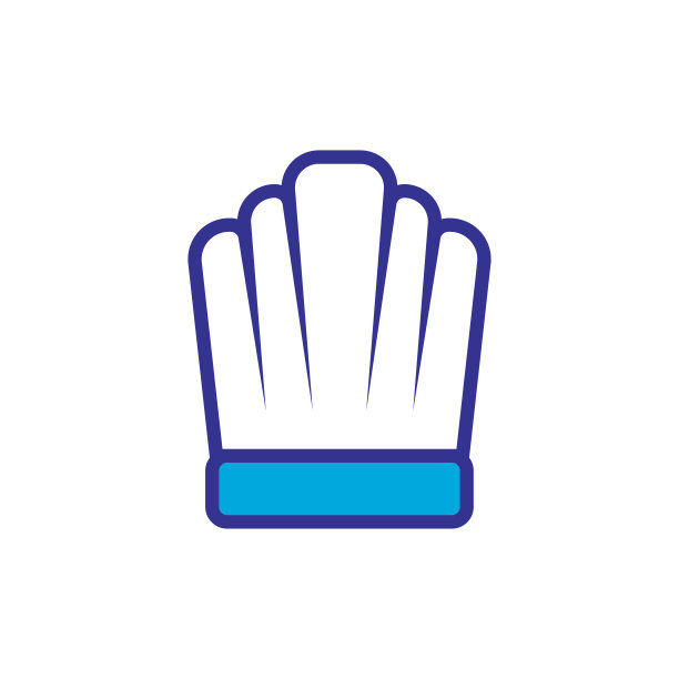 厨师帽图标矢量设计潮流图片下载