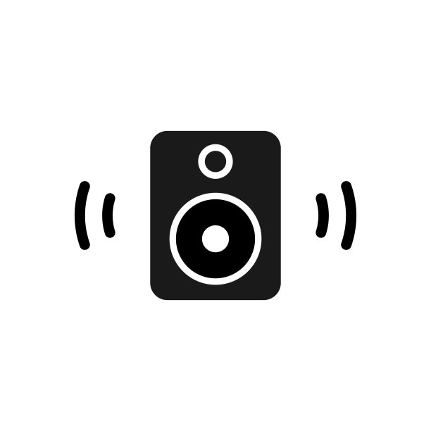 简约音频扬声器图标设计图片下载