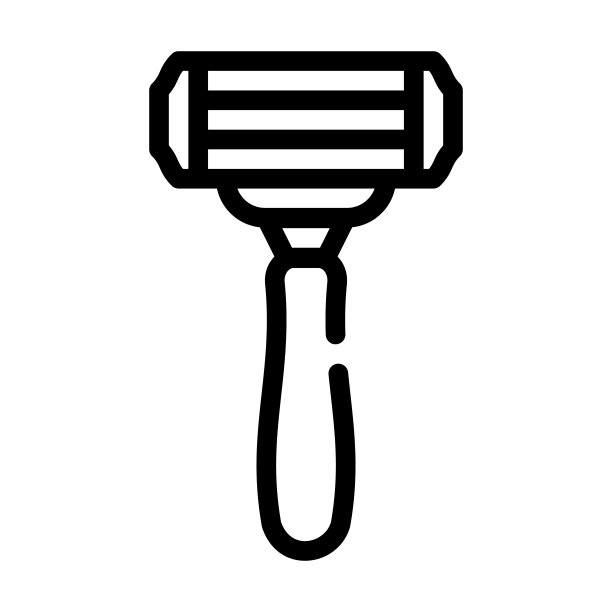 淋浴房线图标矢量插图标志图片下载