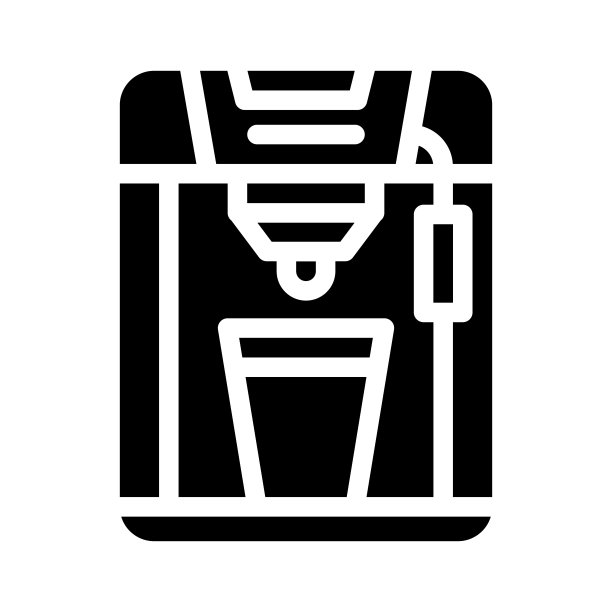 剃须刀工具字形图标矢量插图符号图片下载