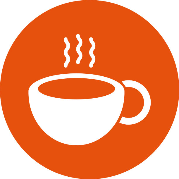 咖啡杯饮料块风格图标图片下载