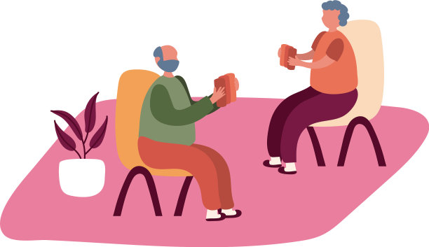 老夫妇在家读书活动免费图片下载