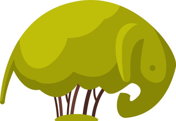 形状象城市的灌木图片下载