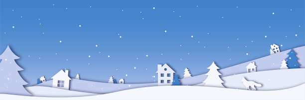 冬季景观的模板图片下载