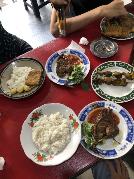 食物包括大米、肉类和蔬菜图片下载