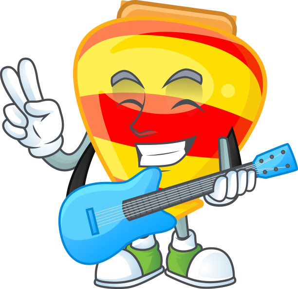 中国黄金用吉他演奏玩具图片下载