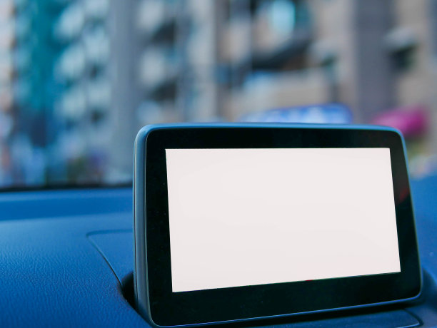 白色背景gps屏幕图片下载