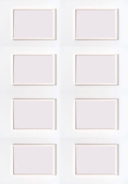 相框肖像在白色的背景图片下载