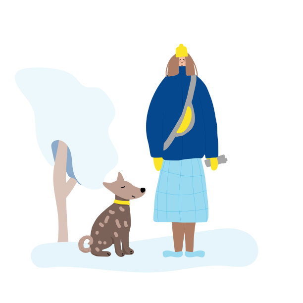 冬天人们穿暖和的户外衣服图片下载