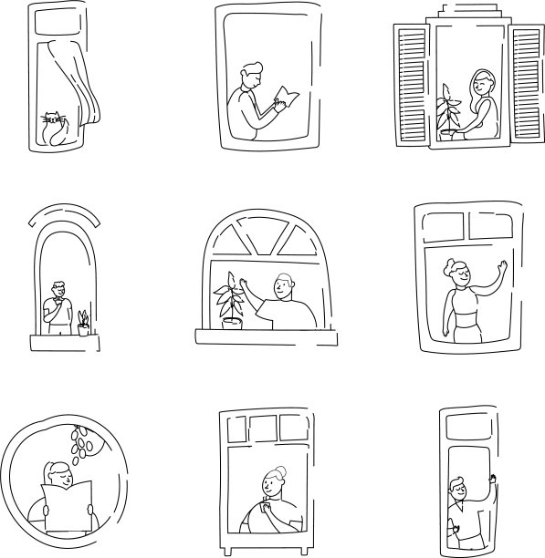 将隔离活动集中在公寓内图片下载