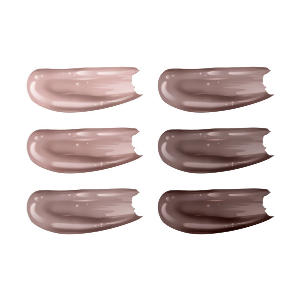 粉底质地细腻，不同肤色图片下载