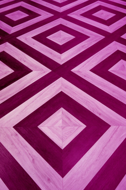 垂直形象的粉色和紫色几何图案的木地板图片下载