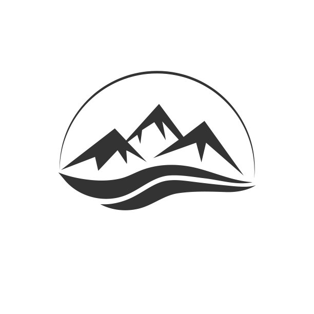 Icon mountains简约设计图片下载
