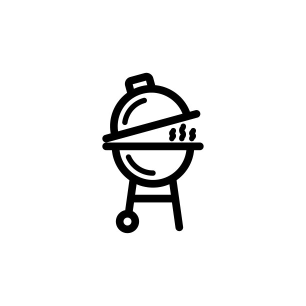 烧烤烧烤矢量，图标，设计潮流图片下载