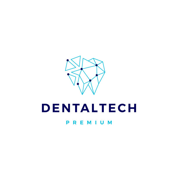 牙科几何技术标志图标图片下载