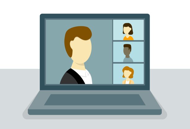 在新冠肺炎大流行期间在线学习图片下载