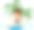 男孩在热带岛屿冲浪卡通图片下载