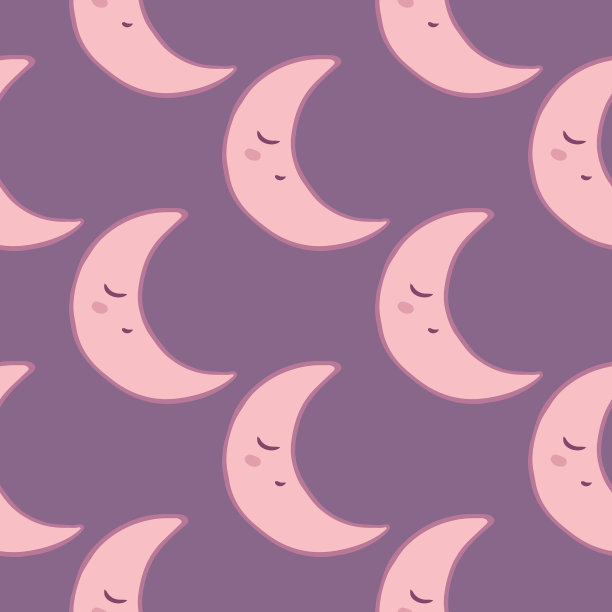 几何无缝图案与可爱的字符图片下载