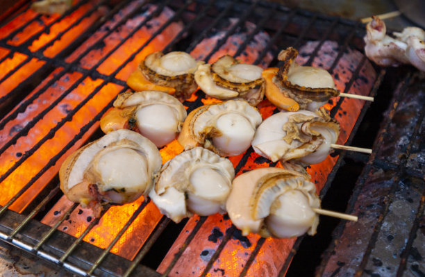 烤扇贝图片下载