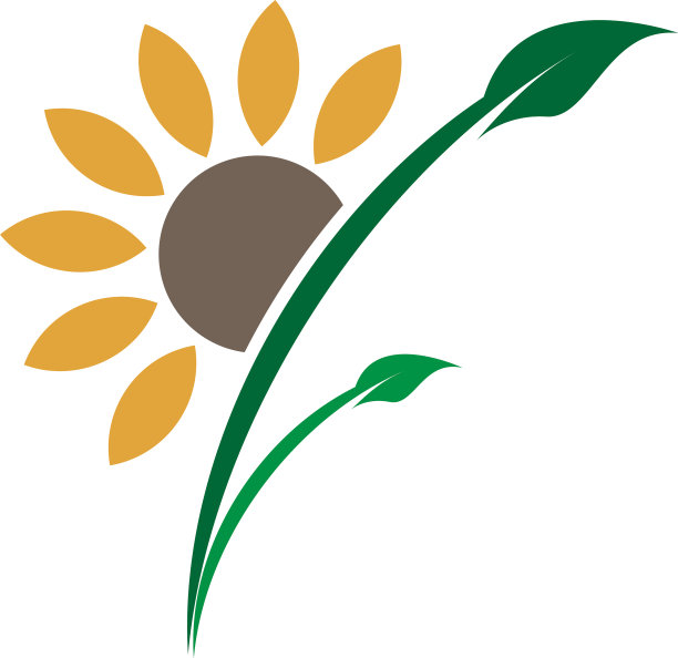 太阳花标志图标概念图片下载