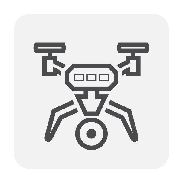 无人驾驶飞机设备图标图片下载