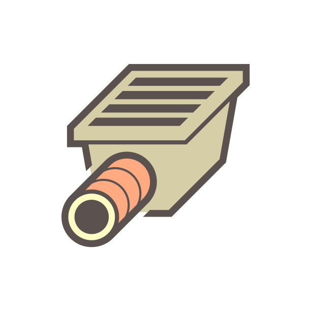 园林排水系统及管道图标集设计图片下载