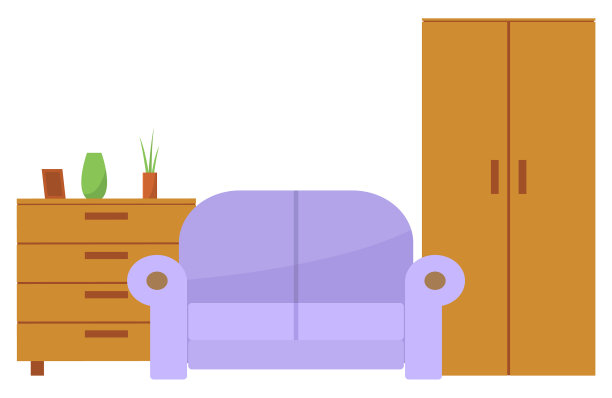 沙发、衣柜、衣柜等家居家具图片下载