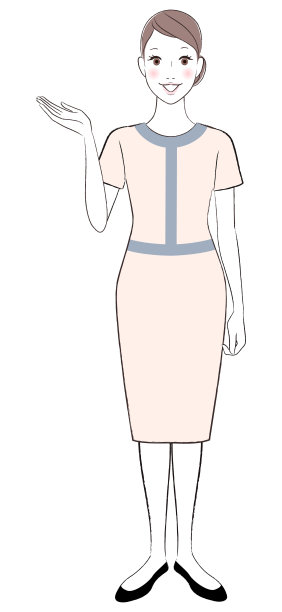 一位女美容师微笑着介绍。图片下载