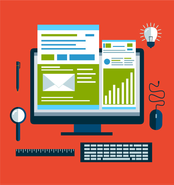 平面设计概念图标用于网页和手机图片下载