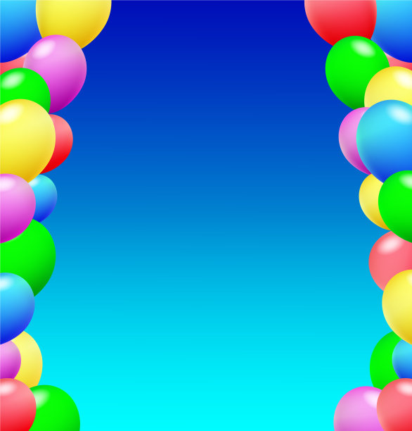 生日气球图片下载