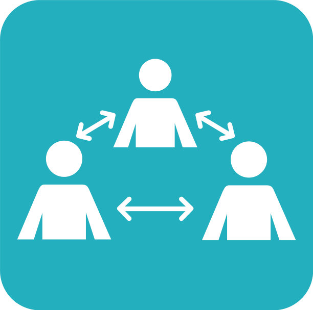 用箭头描绘人类社会距离线图片下载