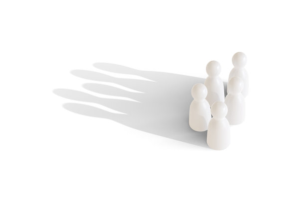 联合的兵投下皇冠状的影子。统一的概念。3 d演示。图片下载