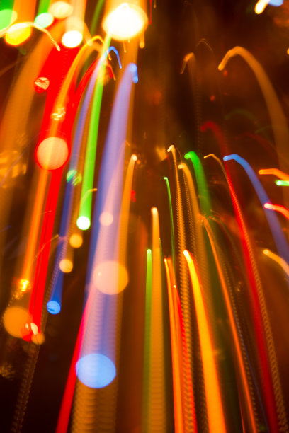 明亮的彩色灯光的抽象背景图片下载